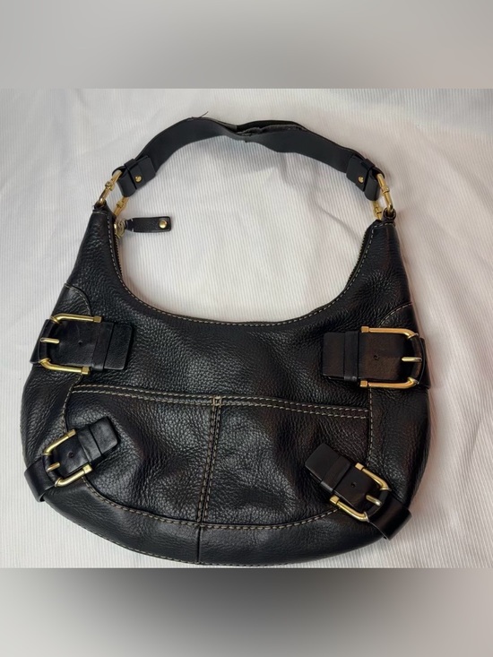 MICHAEL Michael Kors Handbags - Michael Kors Leather Buckle Hobo Shoulder Bag Handbag